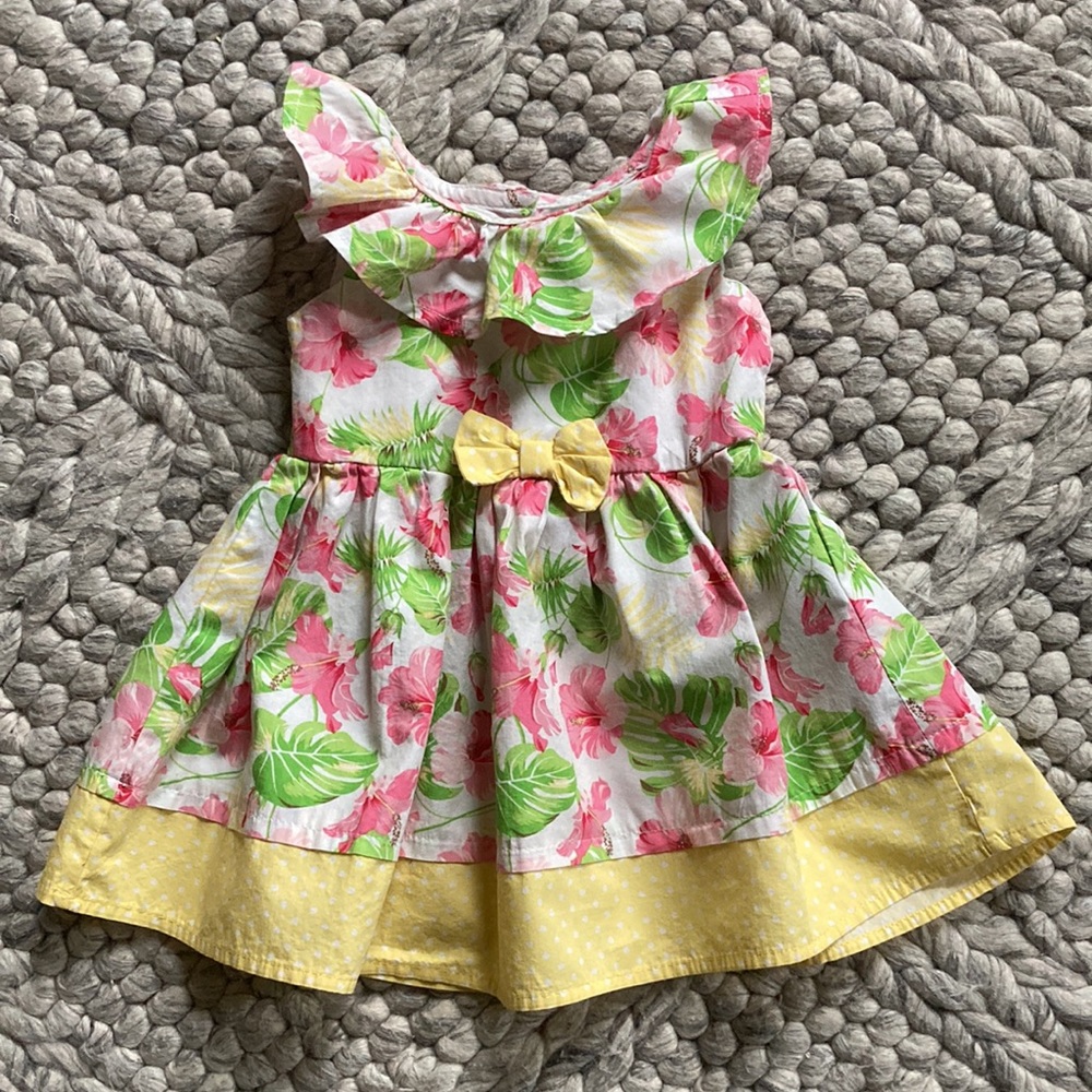 Adorable, Nanette Baby floral ruffled dress
